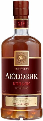 Коньяк   Людовик  5-летний   500 мл.
