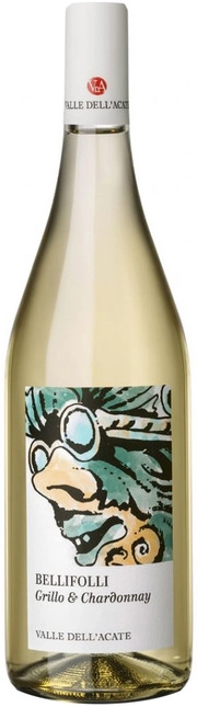 Вино Valle dell'Acate Bellifolli Grillo - Chardonnay  Валле дель'Акате  Беллифолли Грилло-Шардоне  2018 750 мл