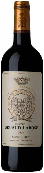 Вино Chateau Gruaud Larose 2-me Grand Cru Classe Шато Грюо Лароз  2006 750 мл