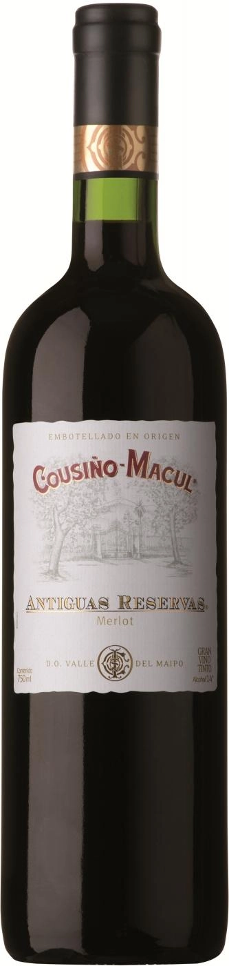 Вино Cousino-Macul  "Antiguas Reservas" Merlot  Maipo Valley  2017 750 мл