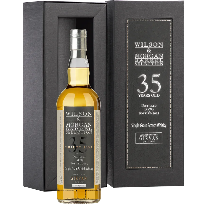 Виски Girvan Traditional Oak №900009 Strength, Гирван Традисьонал, 1979, 51,6% 70cl.  в подарочной коробке