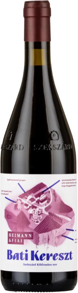 Вино Heimann & Fiai  Bati Kereszt, Kekfrankos  2019  750 мл 13 .5 %