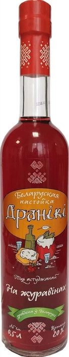 Настойка ДРАНИКИ НА КЛЮКВЕ 500 мл