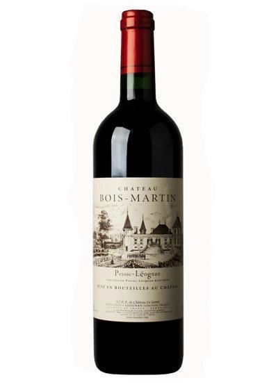 Вино Chateau Bois-Martin pessac leognan   2012 750 мл 13%