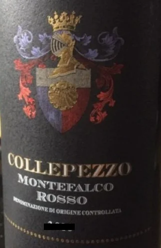 Вино Castello del Monte Montefalco Rosso Collepezzo Castello del Monte Монтефалько Россо Коллепеццо Кастелло дель Монте  2015 750 мл