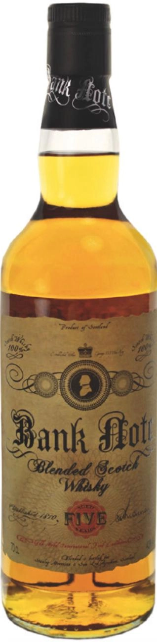 Виски A.D. Rattray Bank Note Aged 5 years   700 мл