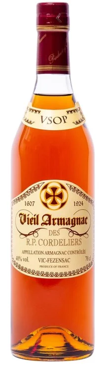 Арманьяк Gelas Vieil Armagnac des R.P. Cordeliers  VSOP 700 мл