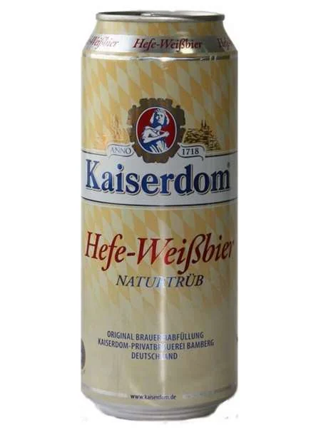 Пиво Kaiserdom Hefe-Weissbier Кайзердом Хефе-Вайсбир ж/б 500 мл