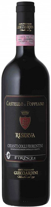 Вино Castello di Poppiano" Riserva  Chianti Colli Fiorentini DOCG 2019  750 мл
