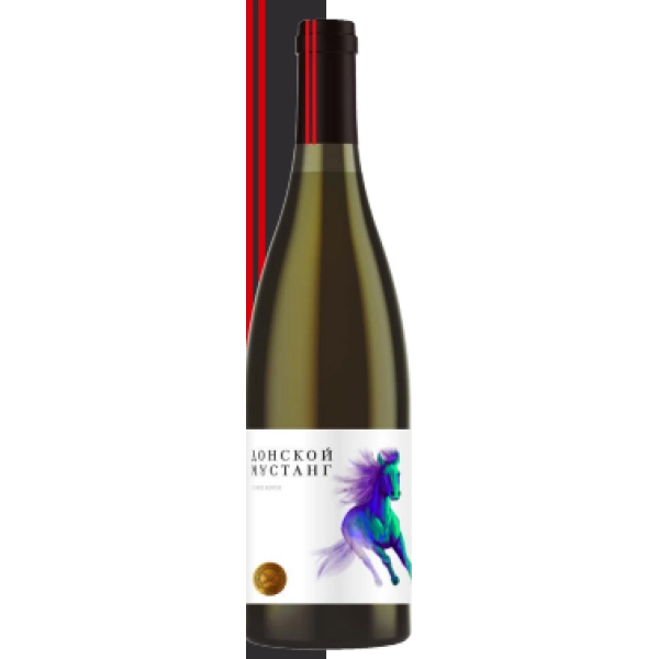 Вино Цимлянское Донской Мустанг белое  сухое  750 мл