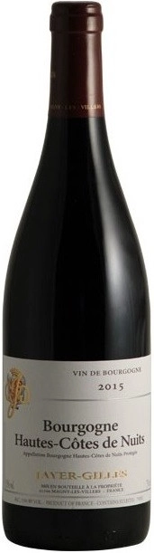Вино Jayer-Gilles  Bourgogne Hautes Cotes de Nuits AOC Rouge  2015  750 мл