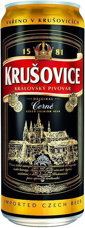 Пиво Krusovice Cerne Крушовице Темное 500мл