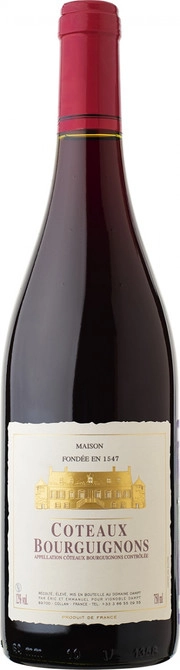 Вино Dampt Freres  Coteaux Bourguignons AOC  750 мл