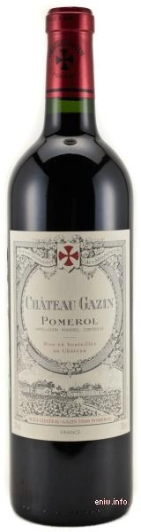 Вино Franck Couturier Château Gazin  2017 750 мл
