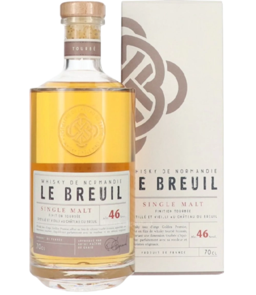 Виски Le Breuil Single Malt Finition Tourbe 700 мл 40%