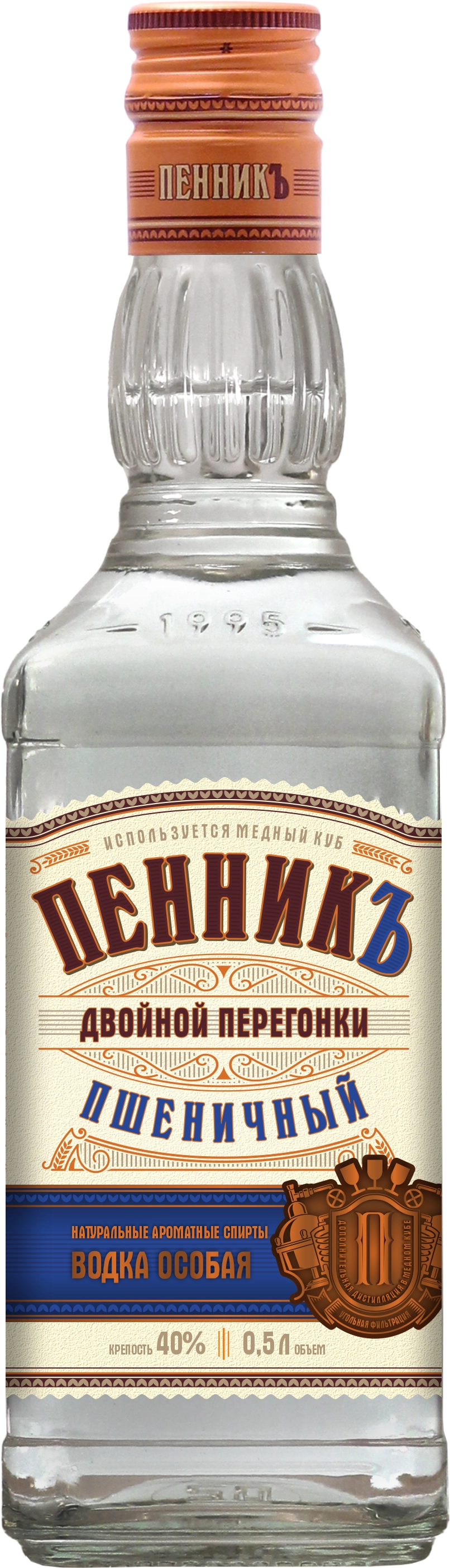 Водка Пенник Двойной Перегонки Пшеничный  500 мл