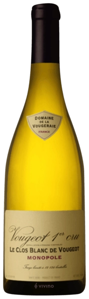 Вино Domaine de la Vougeraie Vougeot 1er Cru Clos Blanc de Vougeot Monopole blanc   2018 750 мл 13%