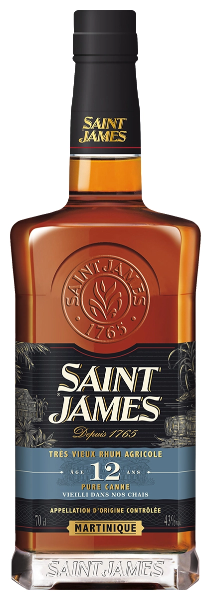 Ром    Saint James 12 ans Rhum Agricole  700 мл  43 %