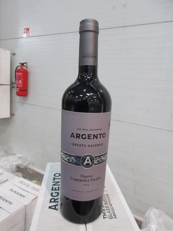 Вино Argento Estate Reserve Organic Cabernet Franc IP Mendoza dry red   2019  750 мл