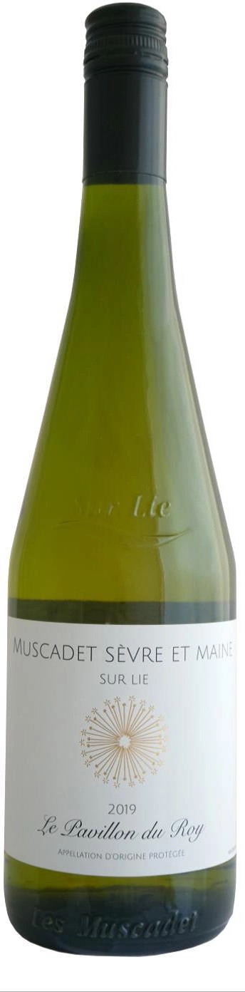 Вино   Le Pavillon du Roy Muscadet Sèvre et Maine sur Lie Ле Павийон дю Руа Мюскаде Севр э Мен сюр Ли 2023  750 мл