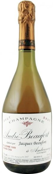 Шампанское André Beaufort Brut Grand Cru Millesime Андре Бофор Брют Гран Крю Милезим 2009  750 мл