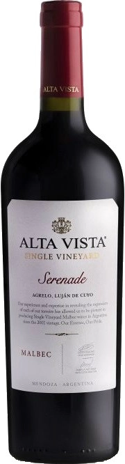 Вино Alta Vista  Single Vineyard "Serenade" Malbec     2015   750 мл