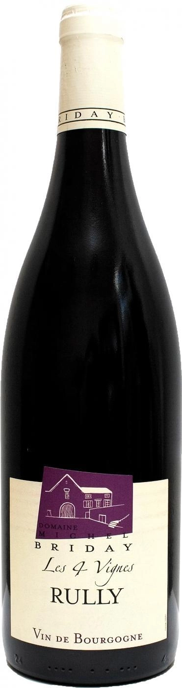 Вино Domaine Briday, Rully "Les 4 Vignes" Rouge, Домен Бридэ, Рюйи "Ле Катр Винь" Руж, 2007, 0.75 л