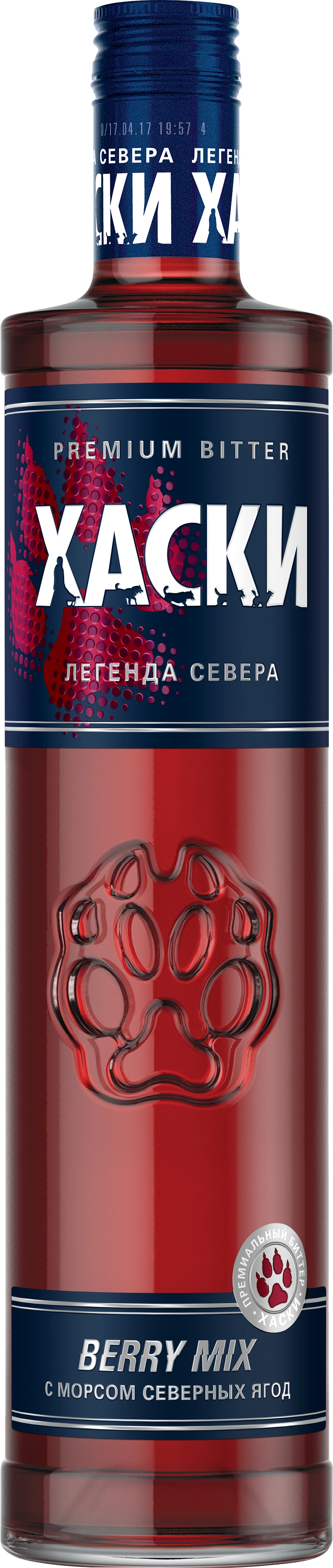 Настойка Горькая Хаски Ягодный Микс 500 мл