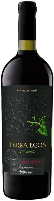 Вино  Terra Egos  Терра Эгос Органик   Каберне красное сухое   750 мл