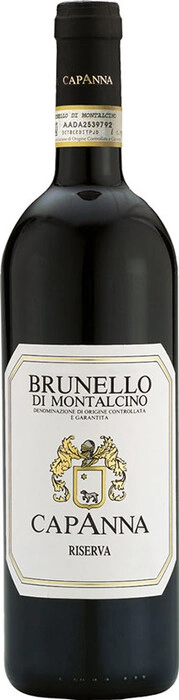 Вино Capanna  Brunello di Montalcino Riserva Tuscany DOCG  2016 750 мл 15%