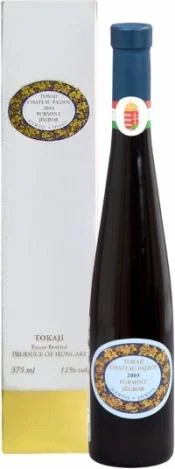 Вино Chateau Pajzos Furmint Icewine gift box  Шато Пайзош, Фурминт Айсвайн 2003  в подарочной коробке  375 мл