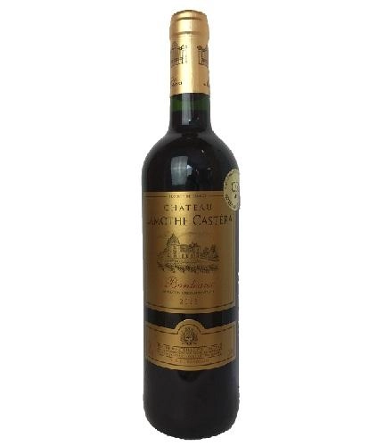 Вино Chateau Lamothe Castera  Bordeaux red  2016 750 мл