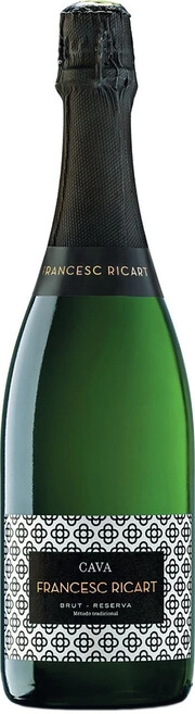 Игристое вино Francesc Ricart Brut Reserve Cava DO  750 мл