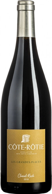 Вино Clusel-Roch Cote-Rotie  Les Grandes-Places  AOC   2018 750 мл  13,5%