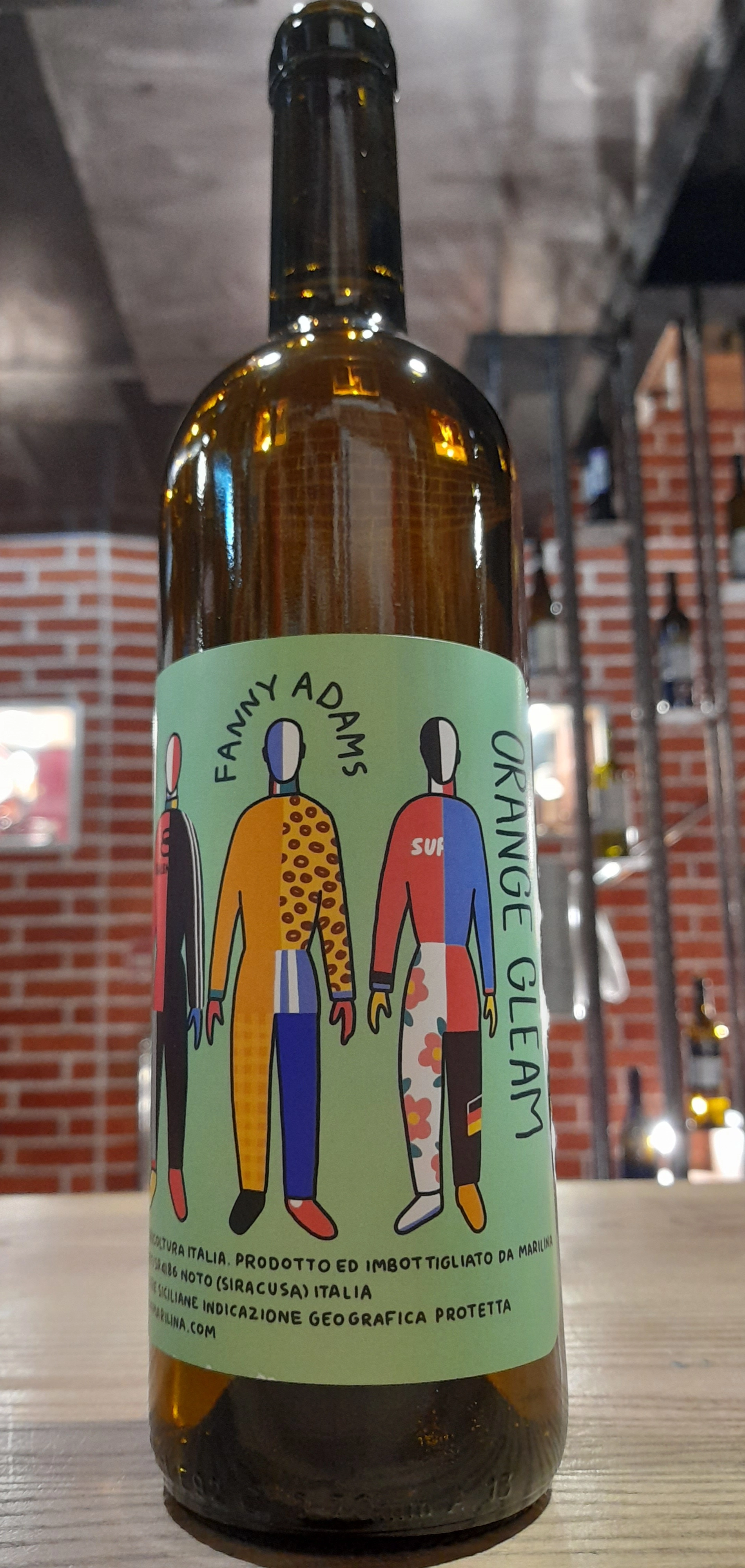 Вино  Fanny Adams Orange Gleam Terre Siciliane IGP   2019 750 мл