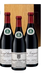 Подарочный набор Louis Latour  Gevrey-Chambertin  1-er Cru Lavaut Saint-Jacques 2010 Clos Vougeot Grand Cru 2017 Romanee-Saint-Vivant Grand Cru 2017