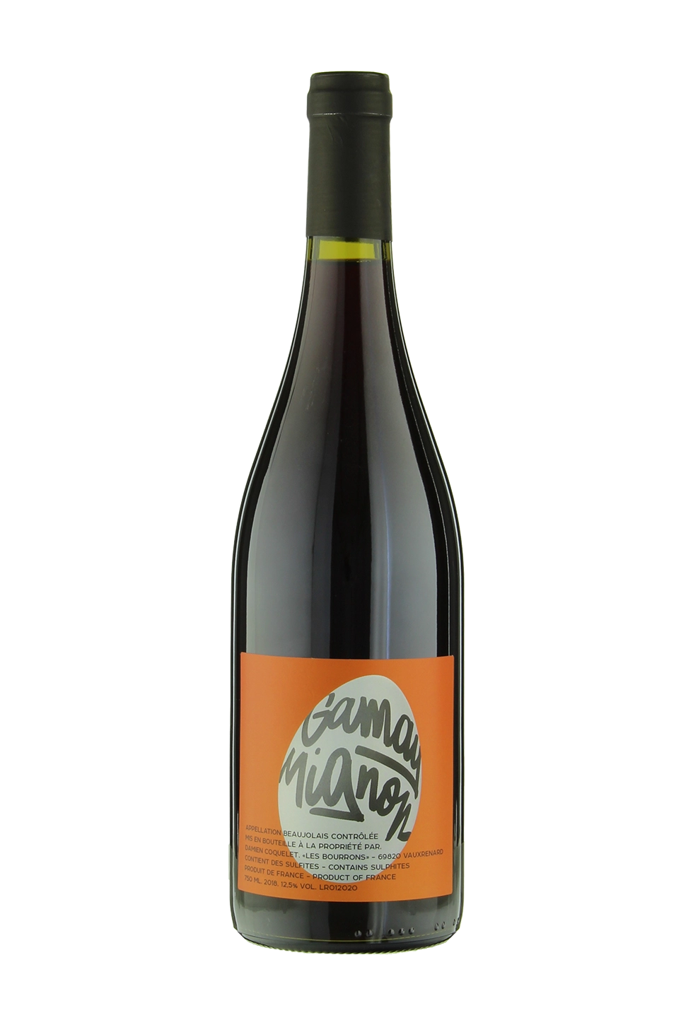 Вино  Damien Coquelet Gamay Mignon Beaujolais Дамьен Кокле Гаме Миньон 2018  750 мл