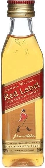 Виски Johnnie Walker, Джонни Уокер Рэд Лэйбл 50 мл