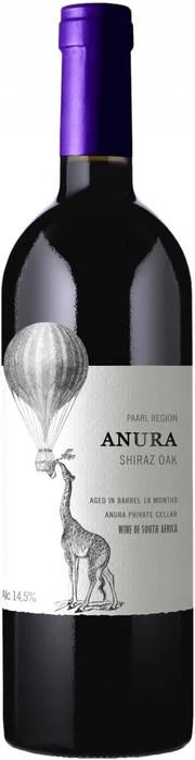 Вино Anura Shiraz Oak Анура Шираз Дуб 2015 750 мл