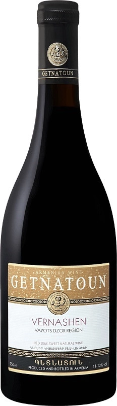 Вино Getnatoun Vernashen Red Semi-Sweet  750 мл