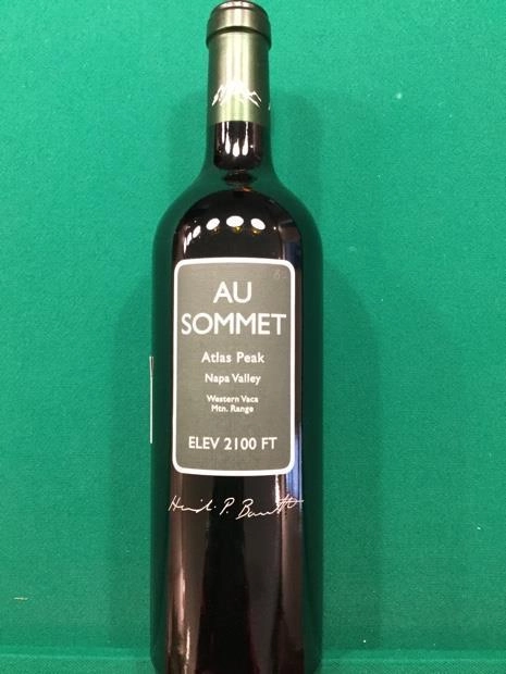 Вино Au Sommet Atlas Peak Cabernet Sauvignon Napa Valley red  2019 750 мл