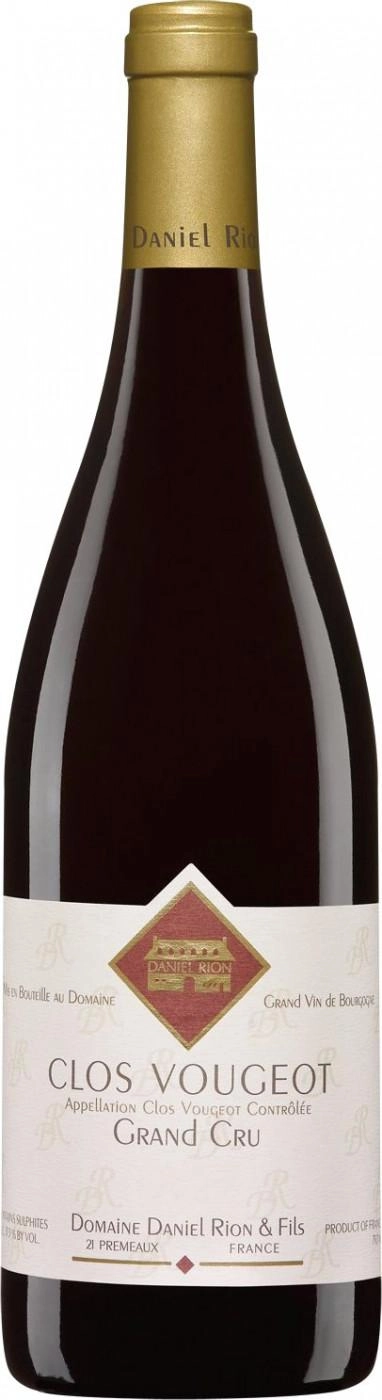 Вино Domaine Daniel Rion & Fils Clos Vougeot Grand Cru AOC 2016 750 мл