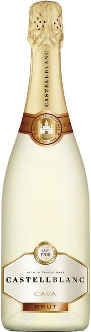 Игристое вино "Castellblanc" Brut  Cava DO    2016 750 мл