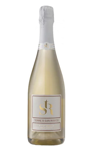Игристое вино   Terre di San Rocco Pinot  Bianco  Brut Nature 750  мл  11.5%