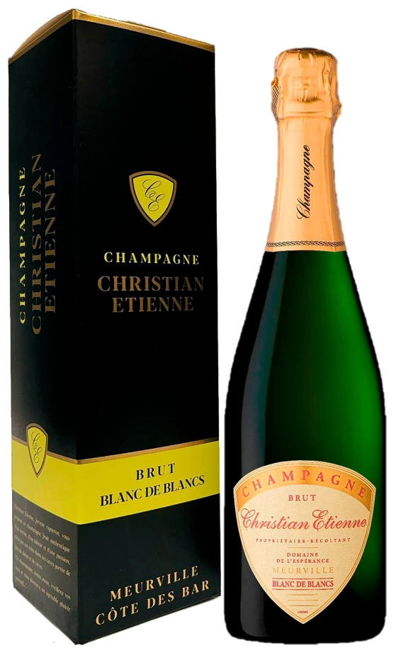 Шампанское Christian Etienne Cuvee Blanc de Blancs Brut gift box  2020  750 мл