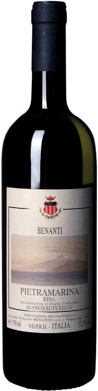 Вино Benanti Pietramarina  Etna DOC Bianco Superiore Азиенда Виникола Бенанти  Пьетрамарина 2001  750 мл