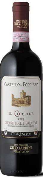 Вино Conte Ferdinando Guicciardini  Castello di Poppiano Il Cortile Конте Фердинандо Гуиччардини  Кастелло ди Попиано Иль Кортиле Кьянти 2014 750 мл