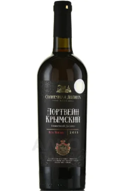 Портвейн  Солнечная Долина  выдержанный  белый 2015 750 мл