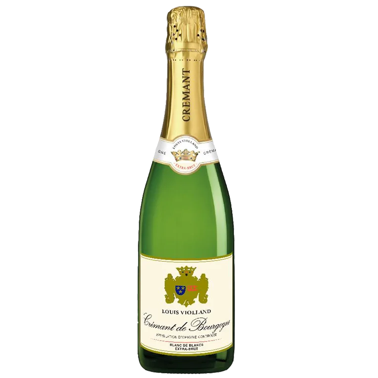 Игристое вино   Louis Violland  Cremant de Bourgogne   Blanc de Blanc extra brut 750 мл   12%