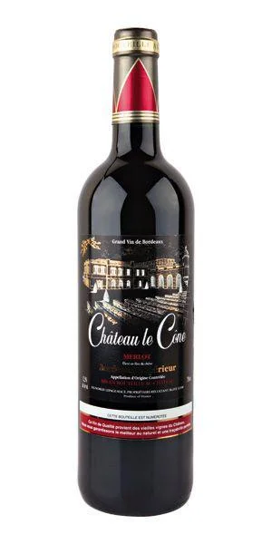Вино Chateau Le Cone Merlot, Bordeaux Superieur АОС Шато Лё Кон Мерло. Бордо Сюперьёр , 2011 0,75 мл